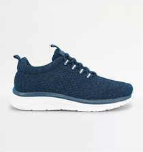 Bungee E Fit Knitted Glitter Fabric Trainer - LJ976